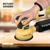 Inequalit Random Orbital Sander, 2.4Amp 5-Inch Corded Palm Sander, Max