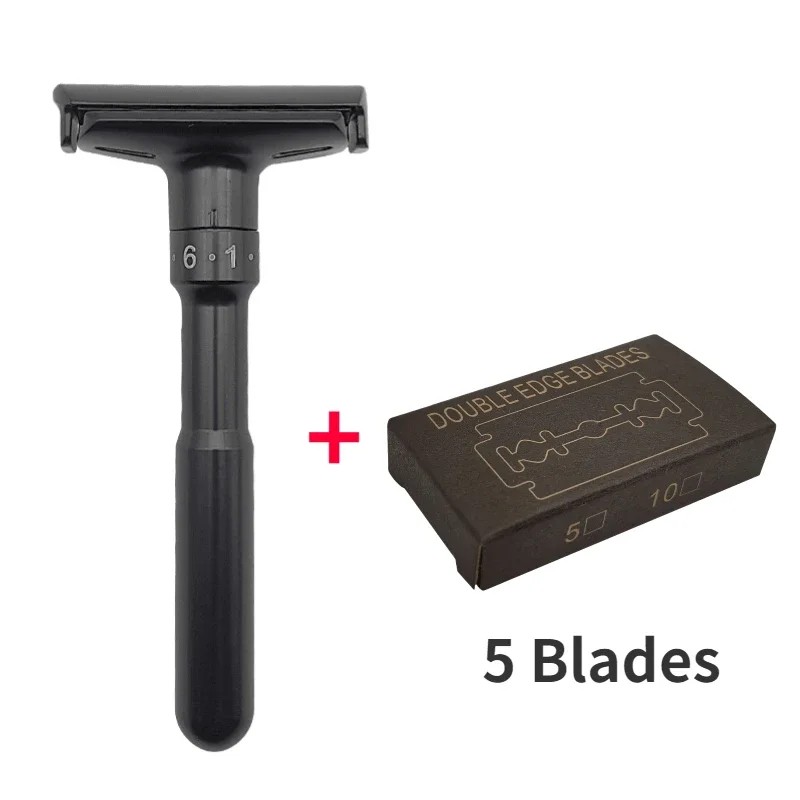 Men’s Double Edge Safety Razor for Wet Shaving – Zinc