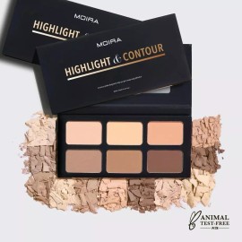Moira Paleta De Contorno Highlight & Contour Palette Moira