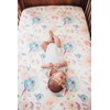 Copper Pearl Premium Fitted Knit Crib Sheet/Toddler Sheet"Bloom"