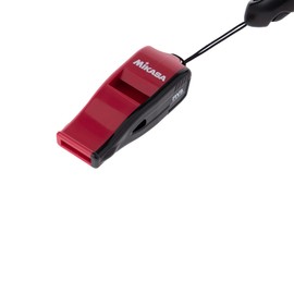 MIKASA BEAT-RBK International Volleyball Federation (FIVB) Whistle, Beat Master, Red and Black