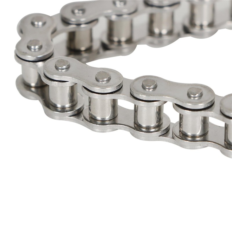 TINVHY 40SS Stainless Steel Roller Chain with 1 Free Connecting