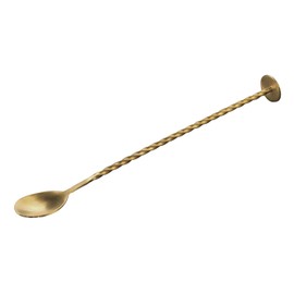 SPICE OF LIFE HLLH2080 Bono Bono Standing Long Mudler Spoon, Brass Color, 1.2 x 10.2 x 1.0 inches (3 x 26 x 2.5 cm), Stainless Steel