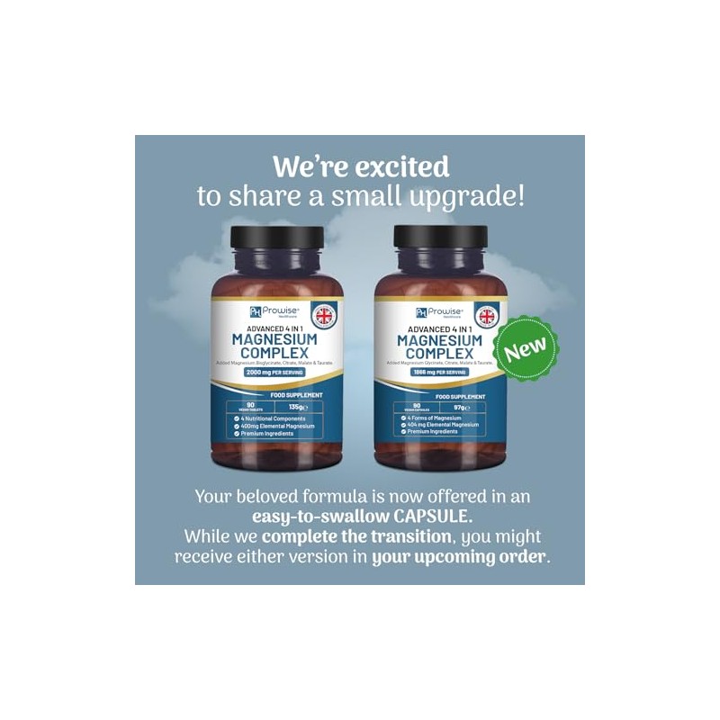 Magnesium Glycinate Complex 4 in 1 - 1866 mg per