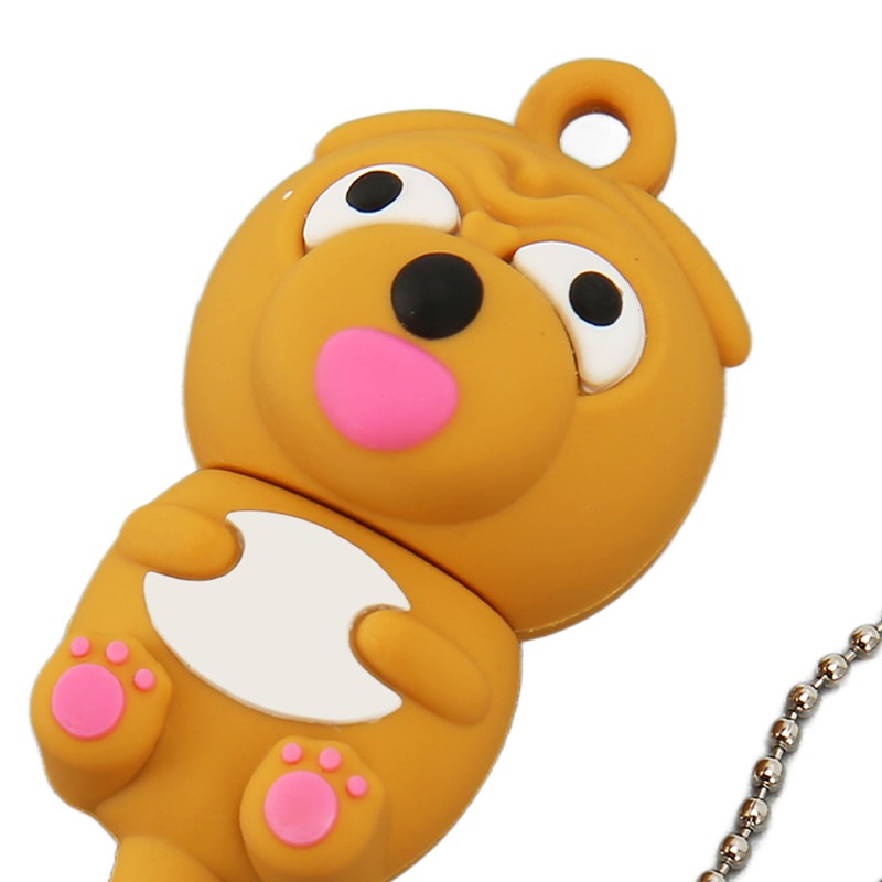 Cartoon USB Flash Drive Cute Dog USB2.0 Interface Plug and