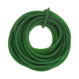 HARFINGTON Polyurethane Round Belts 6mm Dia 32.8ft(10 Meters) Length Rough Surface PU Urethane Belt for Drive Transmission, Green
