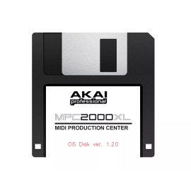 16Samples Akai MPC 2000XL OS Ver. 1.20 or 1.14 Operating System Floppy Disk