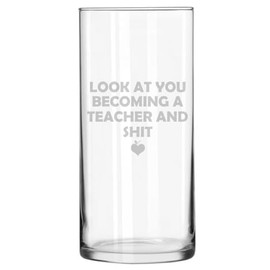 Clear Glass Cylinder Flower Vase Centerpiece Candy Candle Holder Gift New Teacher Graduation