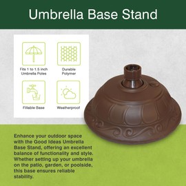 Good Ideas Umbrella Stand Base - Elegance Cappuccino