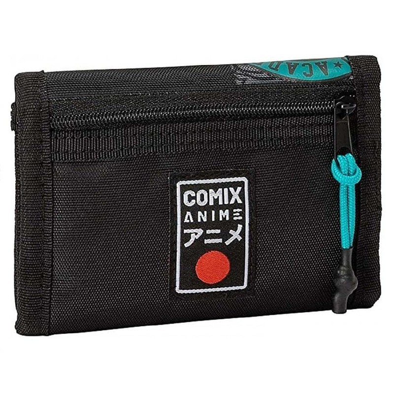 My Hero Academia Comix Anime Black Casual Wallet, black, Casual