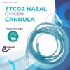 Endure Pediatric ETCO2 Nasal Sampling Cannula, Bifurcated Prong, 7Ft CO2