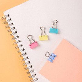 Delhi Deli pastel double clip 15mm 30 pieces / 델리 파스텔 더블클립 15mm 30개입