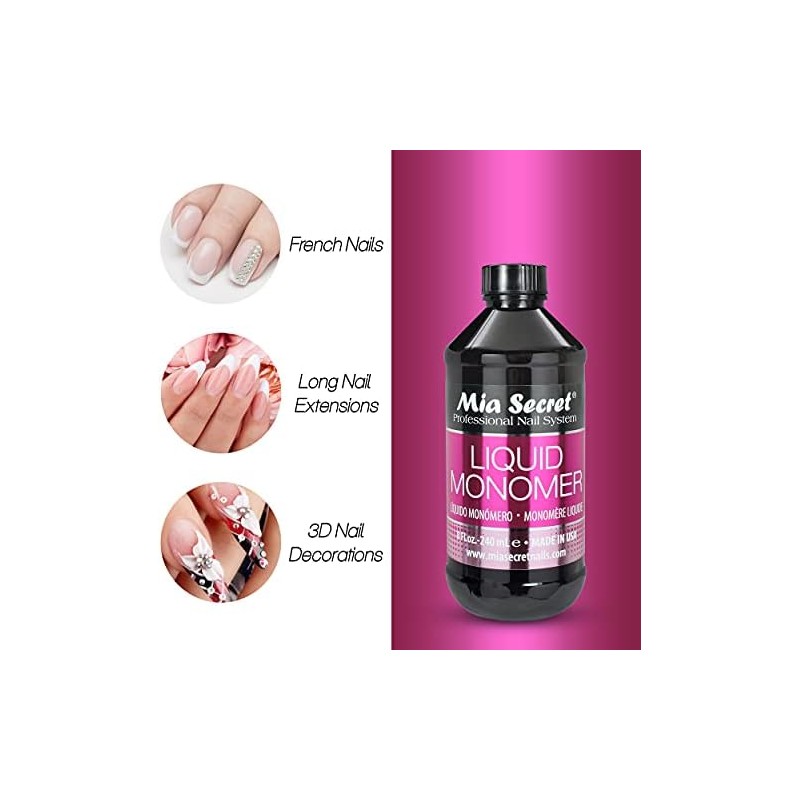1 MIA SECRET 4 oz / 120ml LIQUID MONOMER PROFESSIONAL