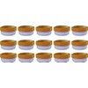 15 ointment containers, cream containers, flat ointment jar, 12 ml