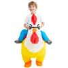 Chicken Costume Kids, Inflatable Costumes for Kids/Boy/Girls, Blow up Rooster