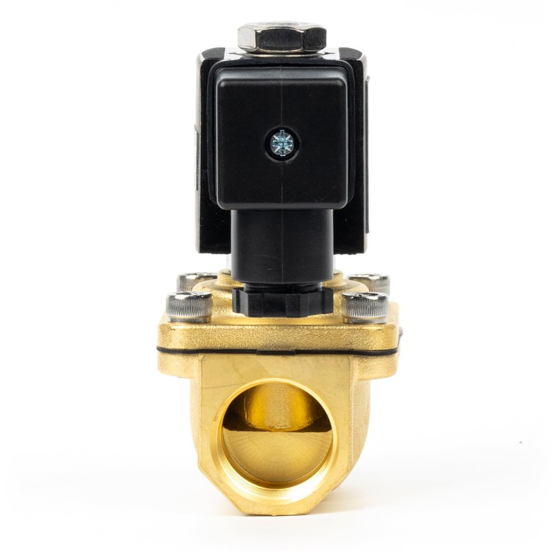 U.S. Solid 3/4 Inch Solenoid Valve - Brass DC 12