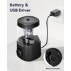 Aniborsa Electric Pencil Sharpener, Helical Blade Automatic Pencil Sharpener, Battery/USB