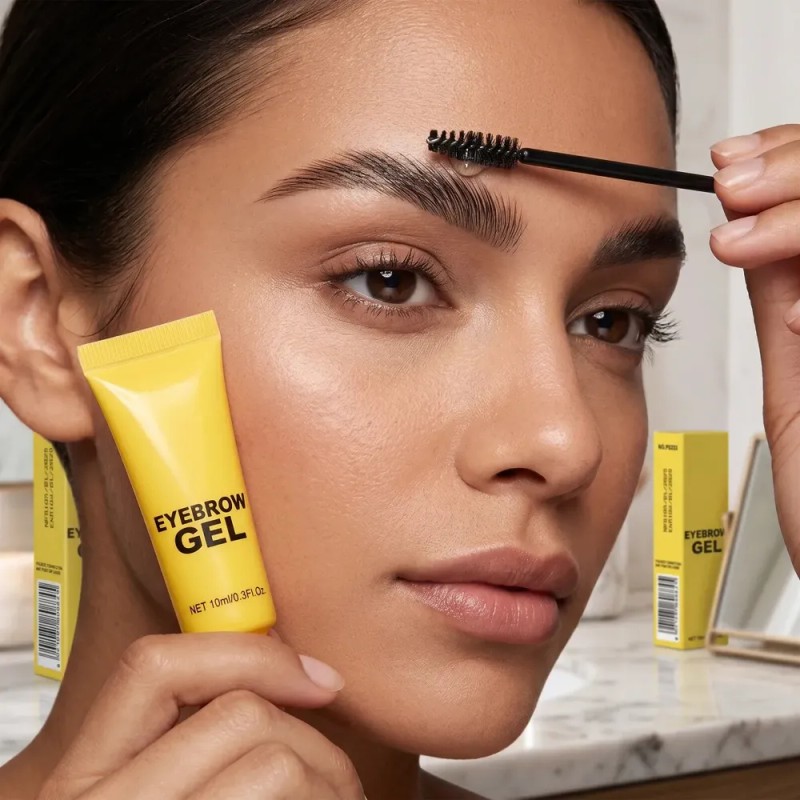 Gel Fijador Cejas Waterproof Efecto Laminado Cejas Brocha F