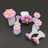 Jelly Therapy Spa Separadores Dedos Silicón Flores, Pedicura, Manicura,