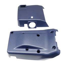 Priprilod Steering Column Cover Blue Set with Tilt Compatible with Toyota Pickup 1984-1988 4Runner 1986-1989 Replace 45286-35220 45287-35170 4528635220 4528735170