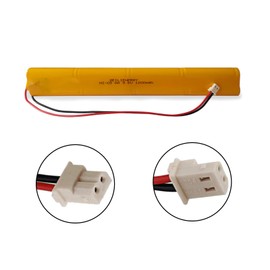 GLEPOWEER BBAT0043A Ni-Cd 1200mAh 9.6V 900mAh Emergency Light Lighting Fixture Battery Compatible with ELBB003 ELB-B003 ELB-B004 ELBB004 OSI OSA228 DANTONA CUSTOM-306-U BBAT0044A BAA-96 (10 Pack)
