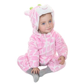 TONWHAR Unisex Baby Cat Disfraz de Halloween para niños y niños pequeños Otoño Invierno Animal con capucha Trajes de mono(4-5 Años/altura:110-115cm)