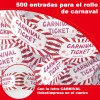 500 Pzas Tickets En Rollo Foliado Boletos Entradas Fiesta