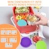 6 Pcs 304 Stainless Steel Condiment Containers With Silicone Sealing