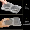 geeliply 20PCS Condiment Container with Lid, Reusable Snack Container, Double