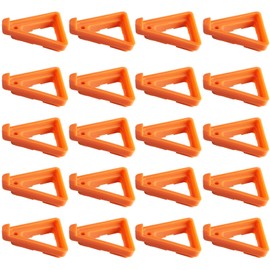 Vinommart 20 Pcs Pot Feet for Outdoor Planters, Plant Risers for Indoor Plants, Planter Feet for Inside Pots (Orange)