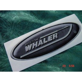 seat rear BOSTON WHALER EMBLEM NEW 5-3/4 LONG X 2" HIGH GENUINE USA SEAT BACK AREA  MORE