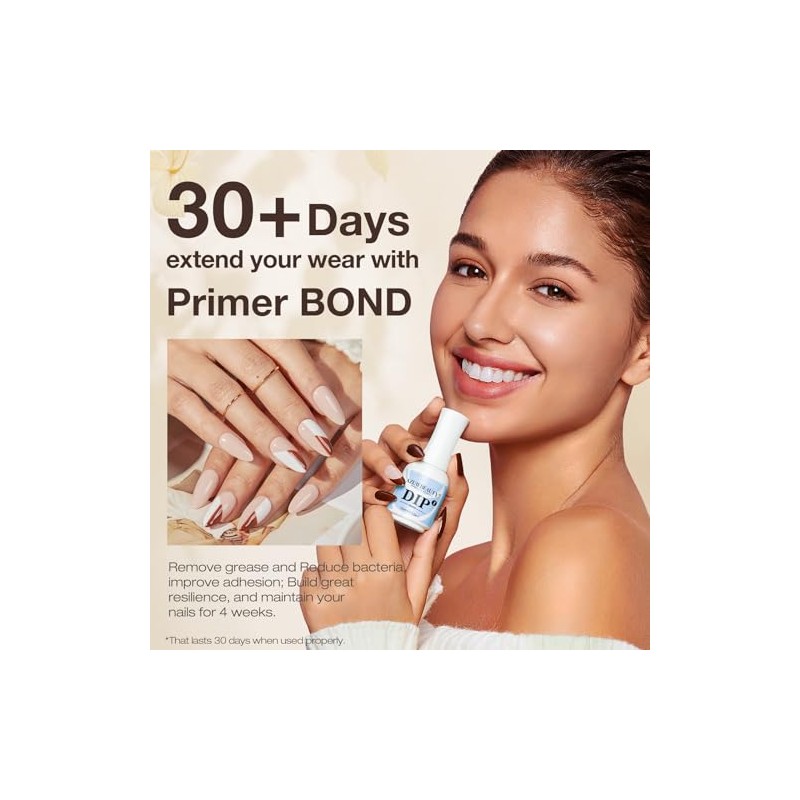 AZUREBEAUTY Dip Powder Gel Líquido de 5 piezas con bon,