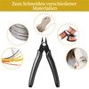 Pack of 10 Electronic Side Cutters Small: 130 mm Mini