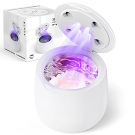 Ultrasonic Retainer Cleaner, 42kHz Professional Dental Cleaner for Dentures, Aligners, Mouth Guards, and Jewelry- 200ML Denture Cleaner
