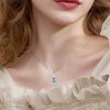 YAFEINI Women's Lighthouse Necklace 925 Sterling Silver Abalone Shell Jewellery