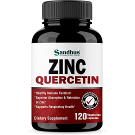 Sandhu Zinc Quercetin 120 Vegetarian Capsules