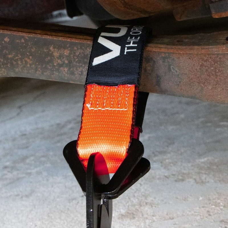 VULCAN Car Tie Down Axle Strap with Wear Pad -