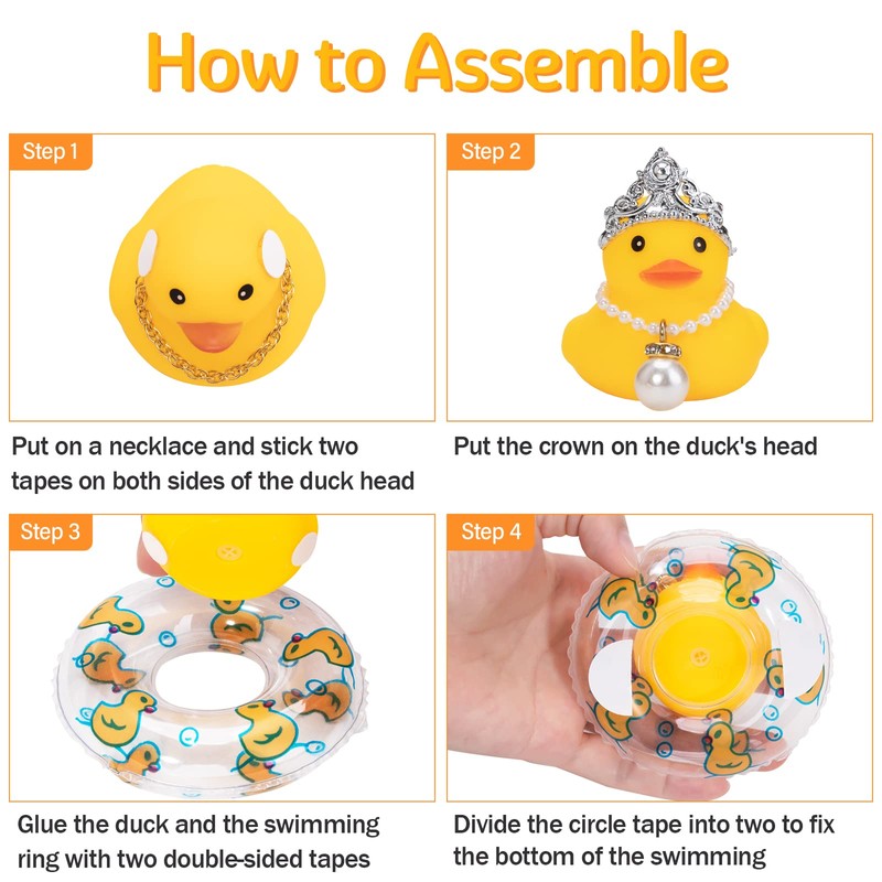 wonuu Car Duck Rubber Duck Car Ornaments Duck Car Dashboard