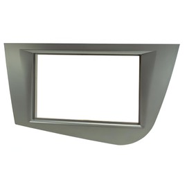 Sound-way Car Radio Installation Kit, 1 DIN / 2 DIN Radio Frame Fascia, Adapter Compatible with Seat Leon II (Typ 1P) 2005-2012