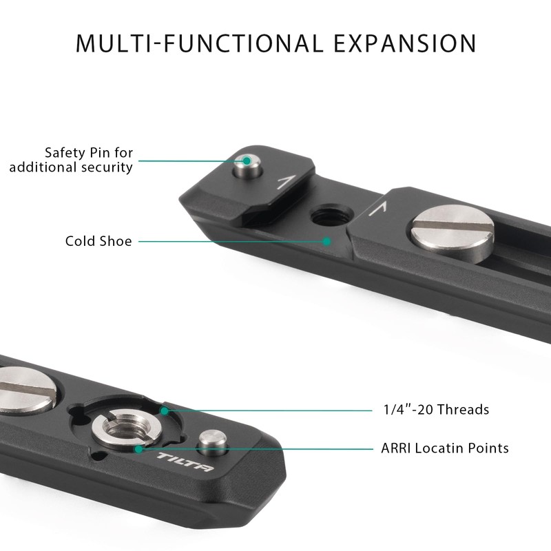 Tilta Multifunctional NATO Mounting Plate with NATO Rail, Cold Shoe