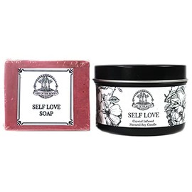 Soap & Soy Candle (4 oz) for Acceptance, Self-Worth & Letting Go Wiccan, Pagan, Hoodoo, Conjure, MagickF
