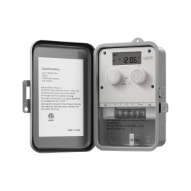 DEWENWILS Pool Timer, Outdoor Digital Timer Box, Outdoor Timer for Pool Pump