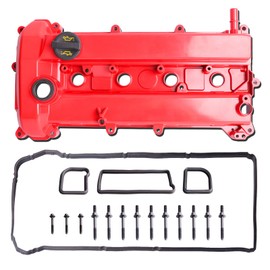 Mocar7 Aluminum Car Valve Cover Assembly Kit Compatible With Mazda 3 Mazda 5 Mazda 6 CX-7 2.0L 2.5L 2.3L L4 -Gas 2009-2015 Replace L51210210B L3Y110210A L50210210E