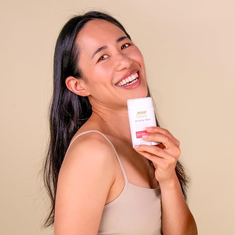 Raw Sugar Aluminum Free Deodorant Stick Simply Deo Beach Rose