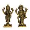eSplanade Brass Lakshmi Narayan Pair - Lord Vishnu with Laxmi