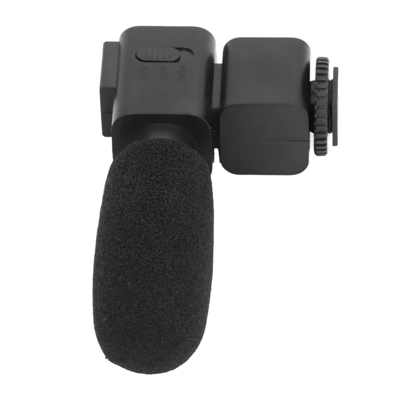 Video Recording Microphone Wide Range Frequency Shock Absorbing Stereo Interview