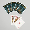 Lantern Press Shanghai, China, Retro Skyline (52 Playing Cards, Poker