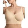 Bralettes for Women with Support Comfortable Bras No Underwire Seamless