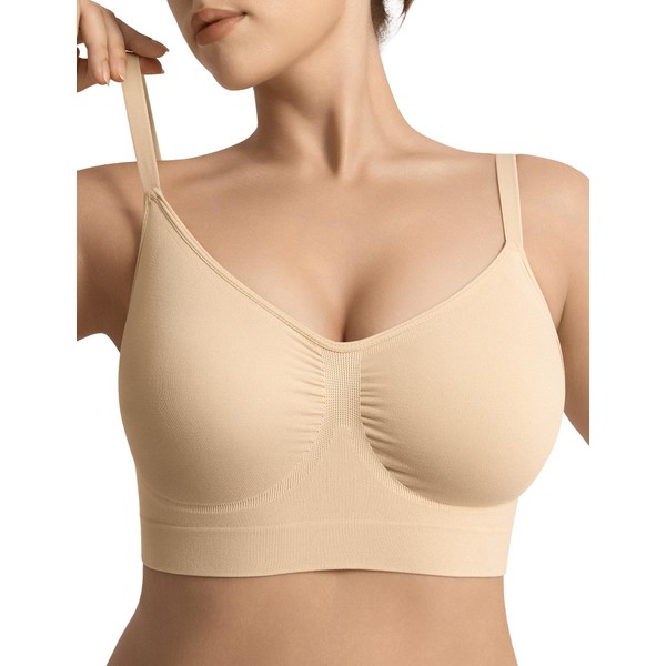Bralettes for Women with Support Comfortable Bras No Underwire Seamless