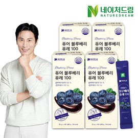 Nature Dream Pure Blueberry Puree 100 20g 14 packs 4 boxes/Anthocyanin / 네이처드림 퓨어 블루베리 퓨레100 20g 14포 4박스/안토시아닌